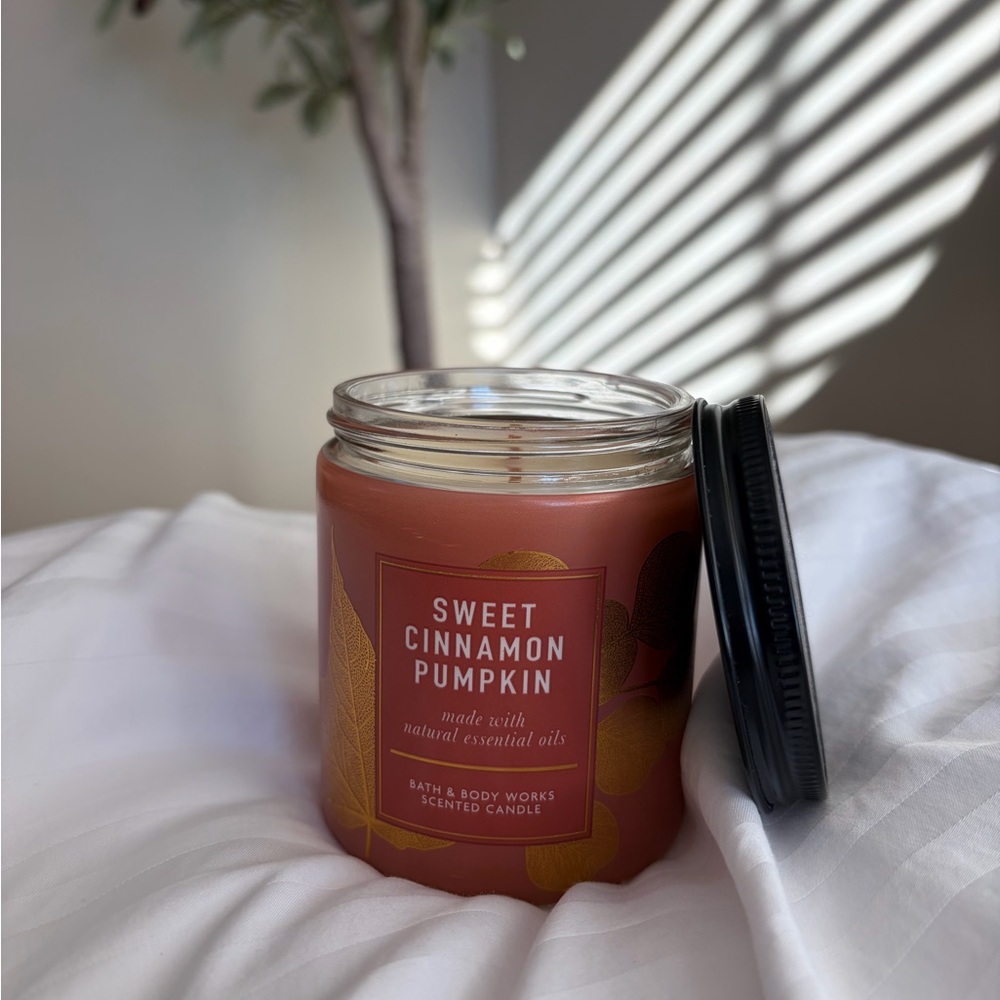 Bath & Body Works Sweet Cinnamon Pumpkin Candle  (NEW)